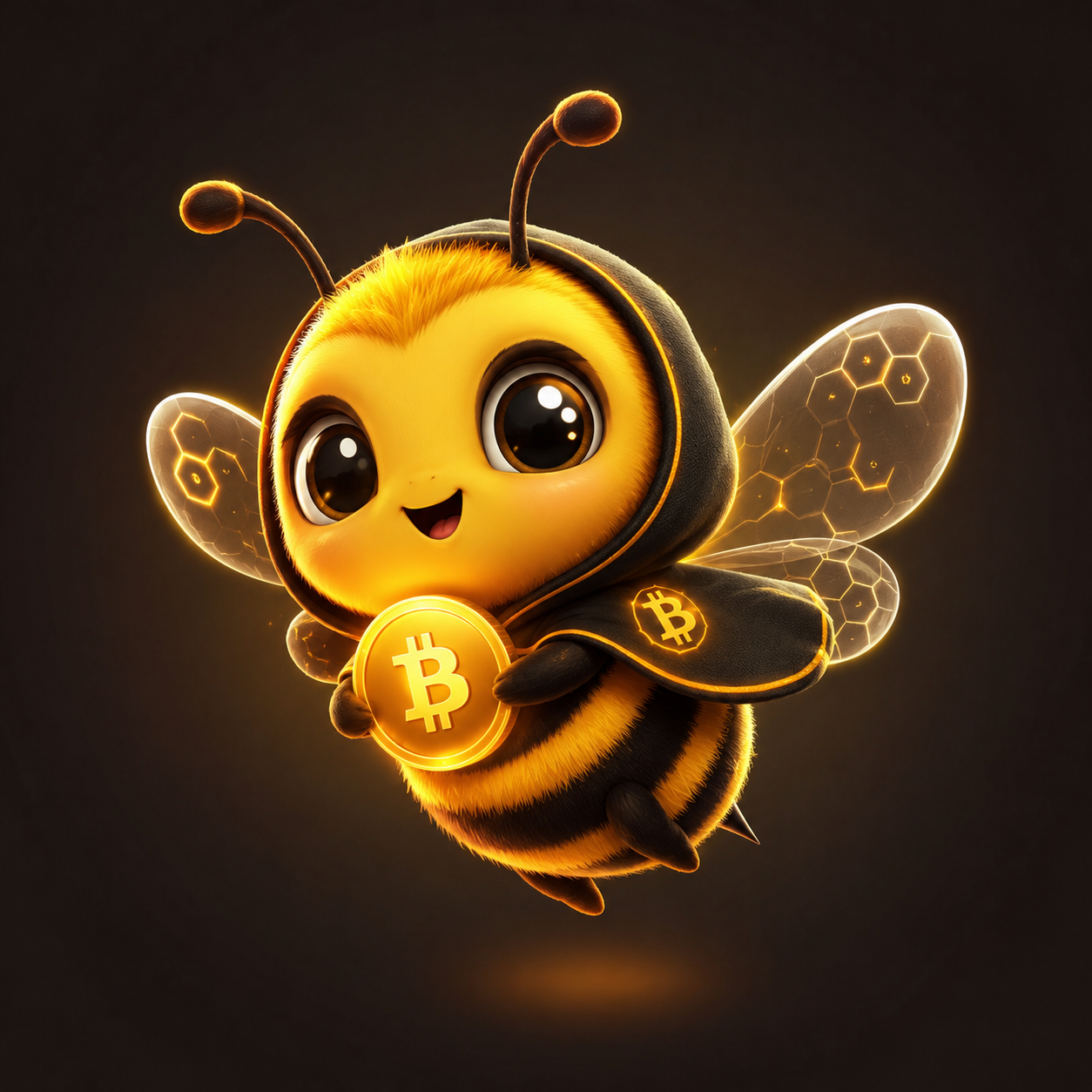 BEETCOIN logo — cyber hornet bee